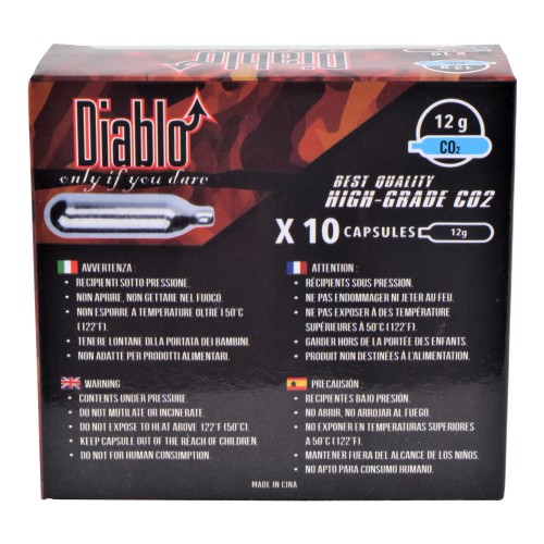 DIABLO BOMBOLETTE CO2 12g SET DA 10 PEZZI (C10DIABLO)