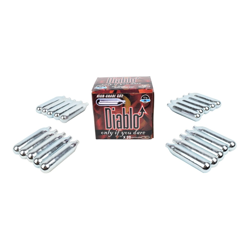 DIABLO BOMBOLETTE CO2 12g SET DA 20 PEZZI (C20DIABLO)