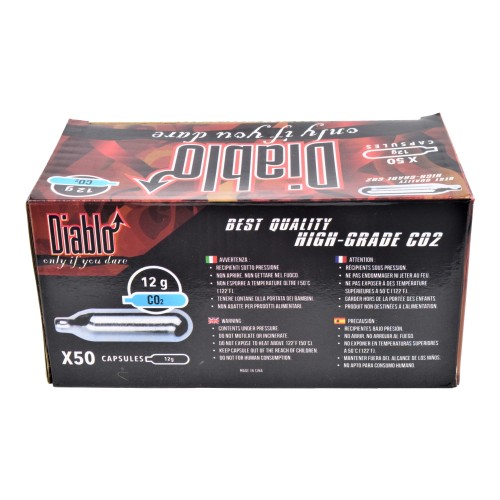 DIABLO CO2 12g CARTRIDGES 50 PIECES SET (C50DIABLO)