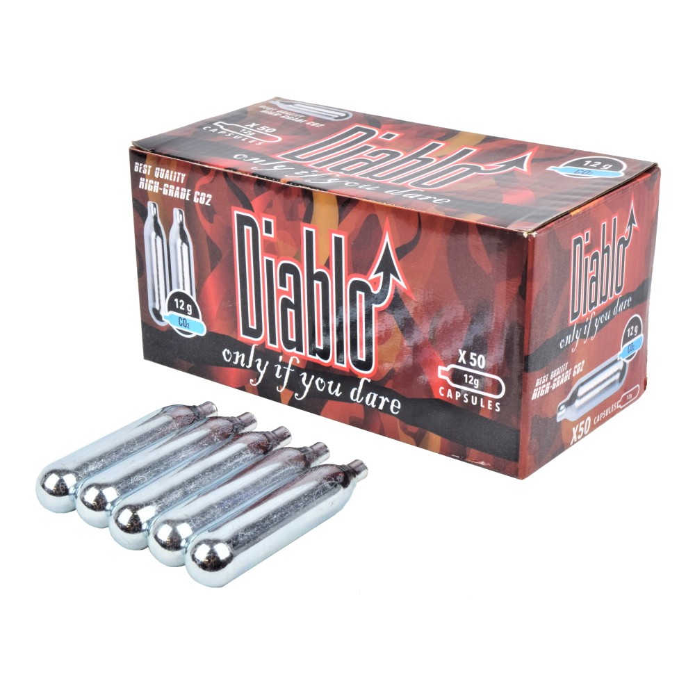 DIABLO BOMBOLETTE CO2 12g SET DA 50 PEZZI (C50DIABLO)