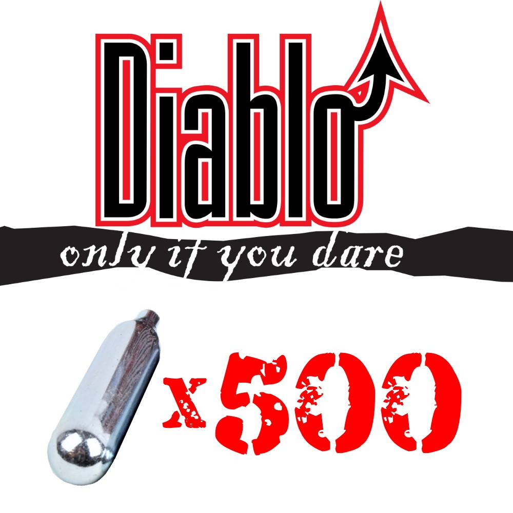 DIABLO BOMBOLETTE CO2 12g SET DA 500 PEZZI (C500DIABLO)