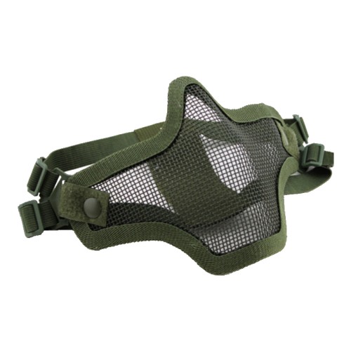 WOSPORT STEEL MESH MASK OLIVE DRAB (KR001V)