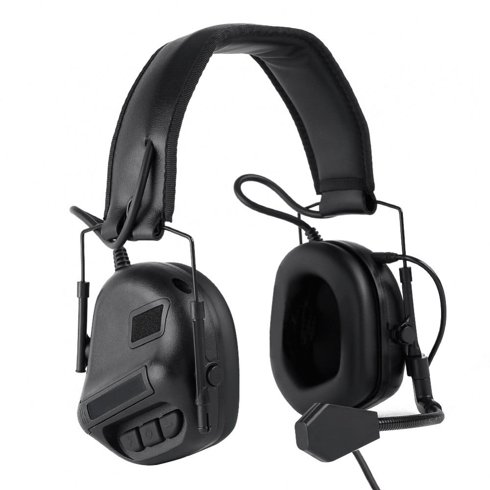WOSPORT COMMUNICATION HEADSET WITH SOUND PICKUP AND NOISE REDUCTION BLACK (WO-HD09B)