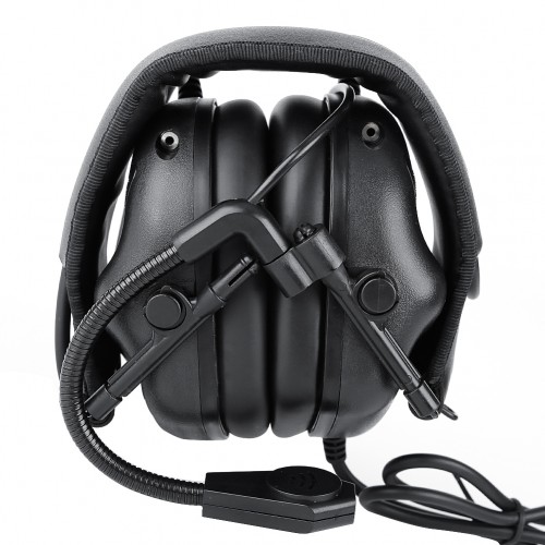 WOSPORT COMMUNICATION HEADSET WITH SOUND PICKUP AND NOISE REDUCTION BLACK (WO-HD09B)