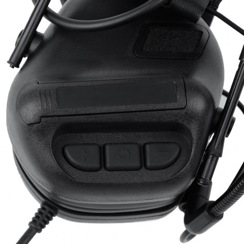 WOSPORT COMMUNICATION HEADSET WITH SOUND PICKUP AND NOISE REDUCTION BLACK (WO-HD09B)