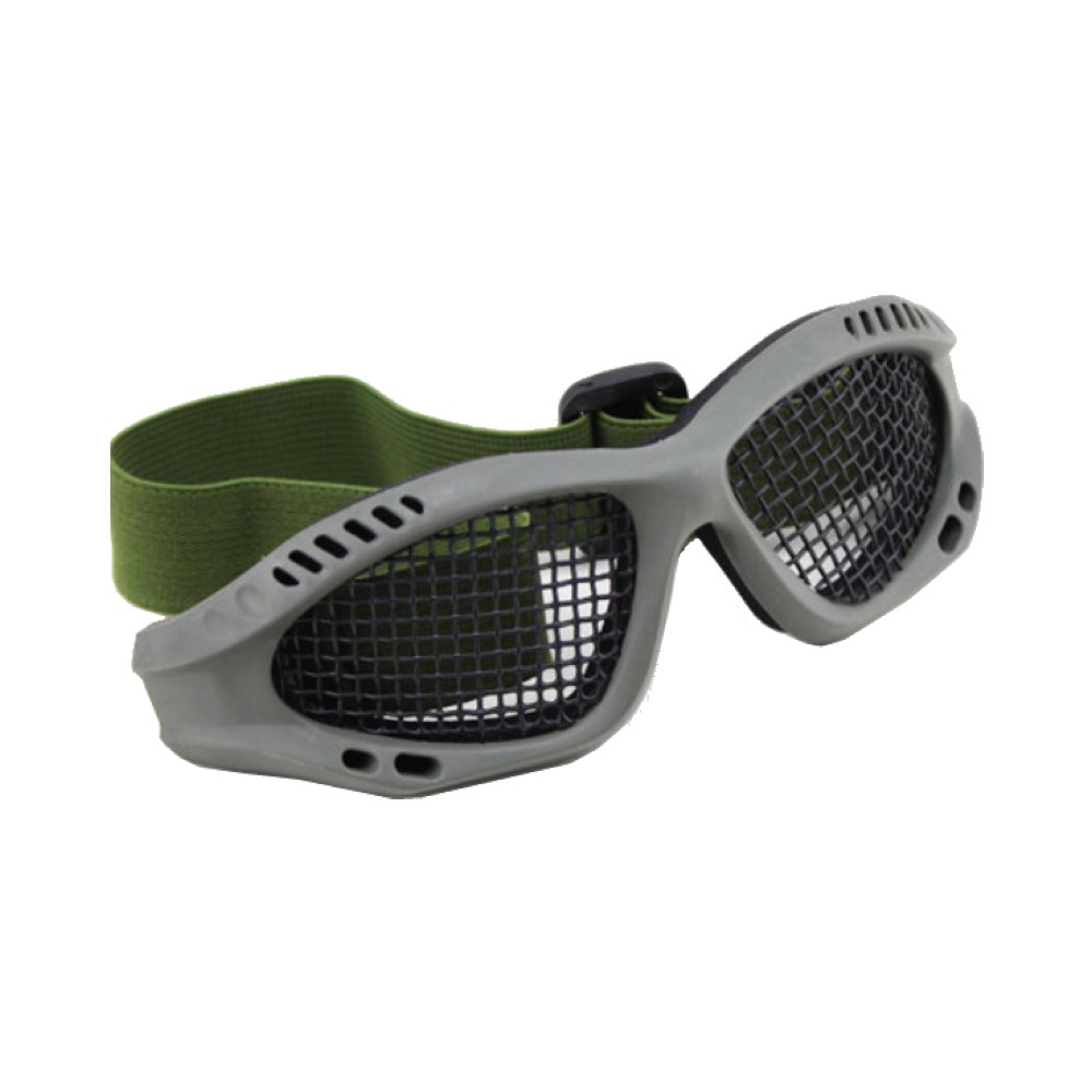 WOSPORT TACTICAL GOGGLES WITH STEEL MESH OLIVE DRAB (6059V)