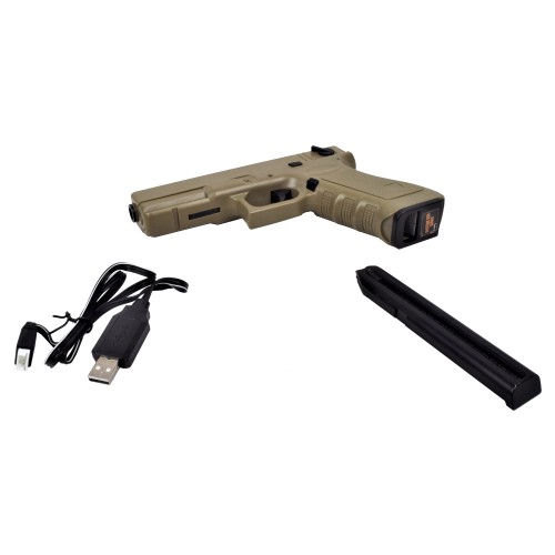 CYMA ELECTRIC PISTOL C18 MOSFET VERSION TAN (CM030UPT)