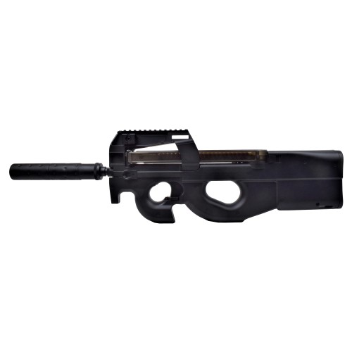 CYMA ELECTRIC RIFLE P90 SILENCER VERSION BLACK (CM060B)