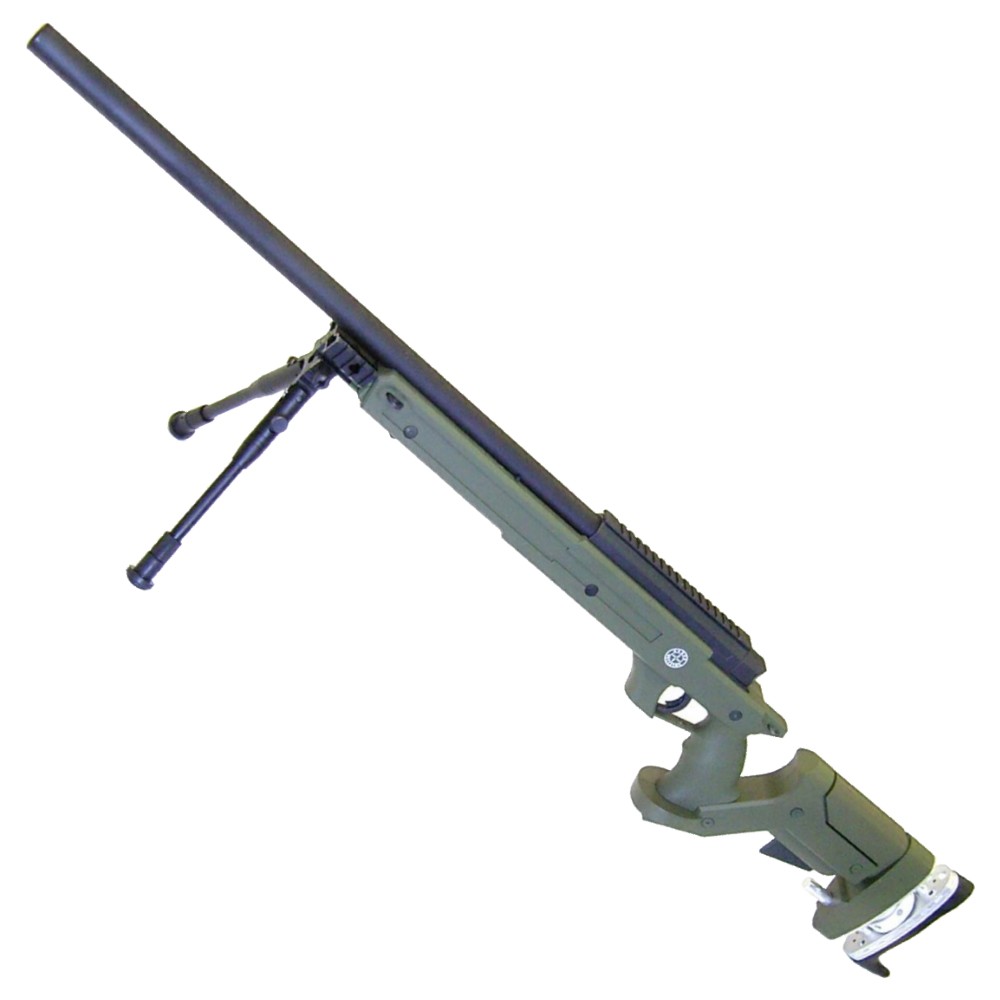 WELL SNIPER BOLT ACTION RIFLE WITH BIPOD OLIVE DRAB (MB05BV)