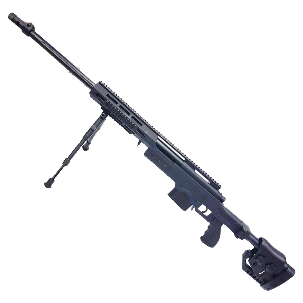 WELL FUCILE SNIPER BOLT ACTION CON BIPIEDE NERO (MB4411B)