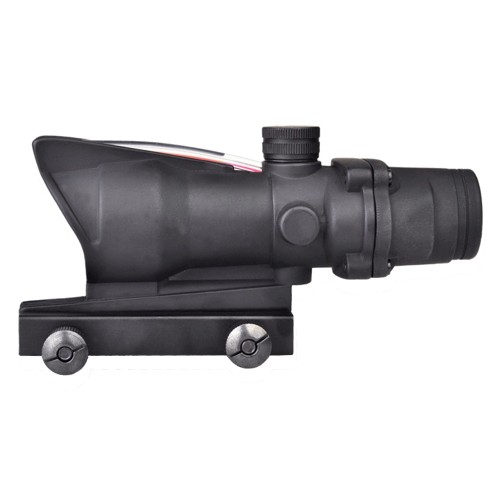 AIM-O ACOG FIBER OPTIC RED DOT BLACK (AO1001-B)