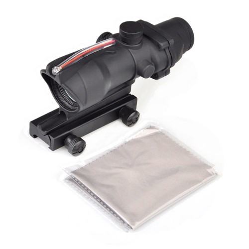 AIM-O ACOG FIBER OPTIC RED DOT BLACK (AO1001-B)