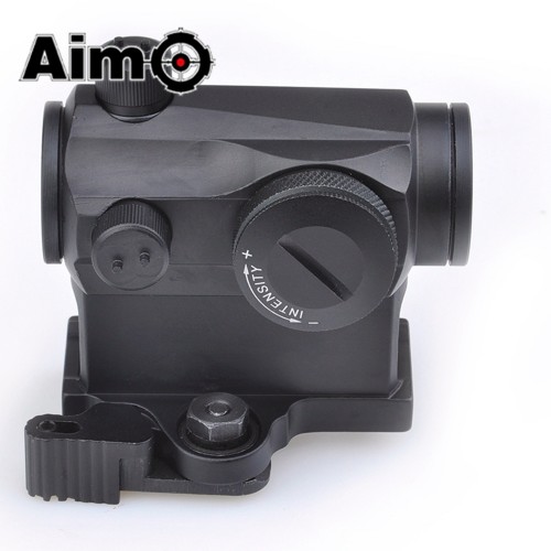 AIM-O RED DOT WITH DOUBLE MOUNT BLACK (AO5029-B)