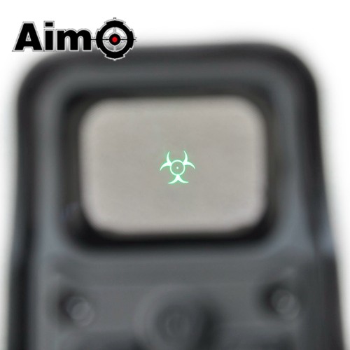 AIM-O COMPACT RED DOT REAR CONTROLS BLACK (AO5062-B)