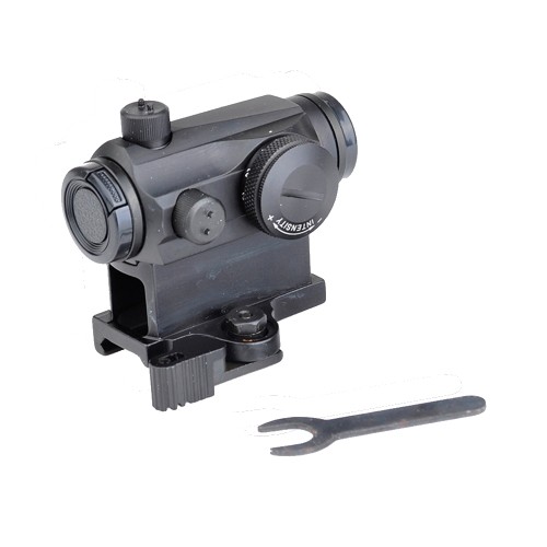 AIM-O RED DOT CON ATTACCO QD CON RIALZO NERO (AO5014-B)