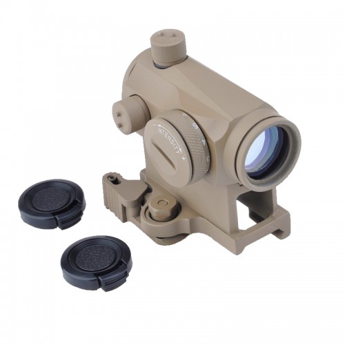 AIM-O RED DOT CON ATTACCO QD CON RIALZO DARK EARTH (AO5014-T)