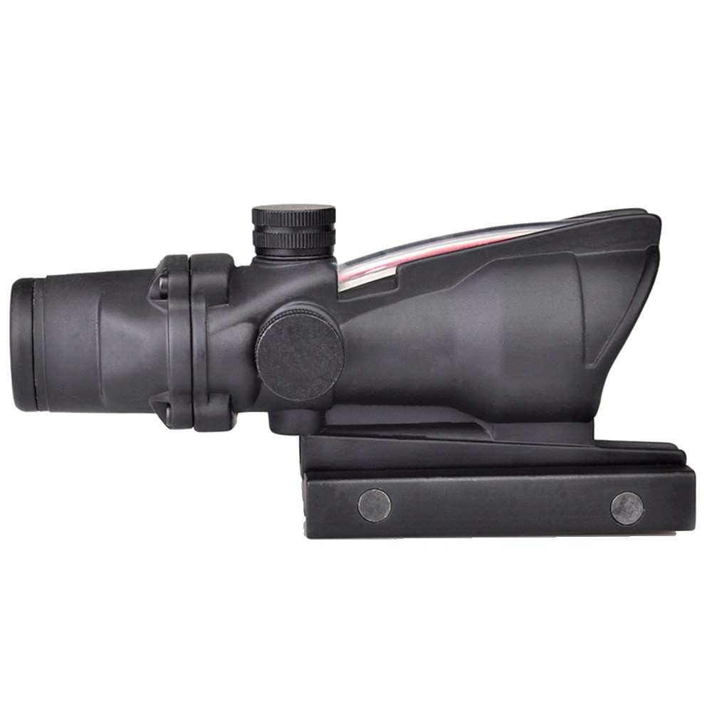 AIMO RIFLE SCOPE ZOOM 4X LENS 32MM FIBER OPTIC BLACK (AO1002B