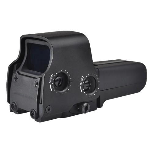 AIM-O OLOGRAPHIC RED DOT SIDE CONTROLS BLACK (AO5064-B)