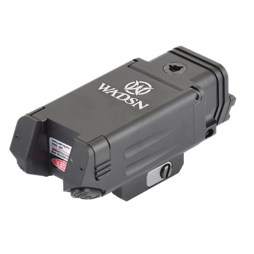 WADSN RED LASER WITH FLASHLIGHT AND INFRARED FOR PISTOLS BLACK (WM114-B)