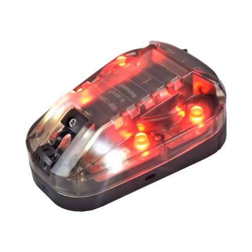 WADSN SIGNAL LAMP FOR HELMETS BLACK RED LIGHT (WD3001-BRED)