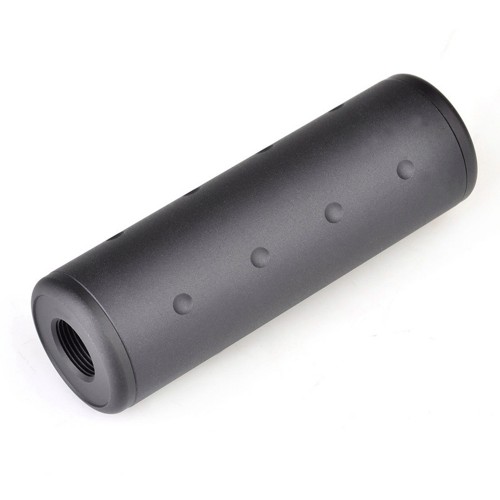 SILENZIATORE FUCILE SOFTAIR 130MM STUBBY SILENCER LONG BLACK BD-0461 BIG  DRAGON