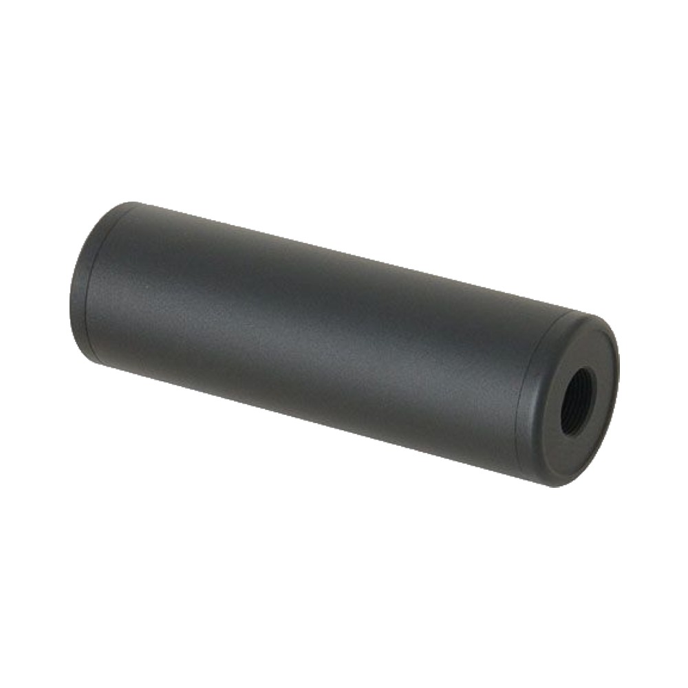 METAL SMOOTH STYLE SILENCER 130X32 VERSION BLACK (ME2021-B)