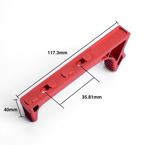 METAL LINK CURVED GRIP RED (ME6076-RED)