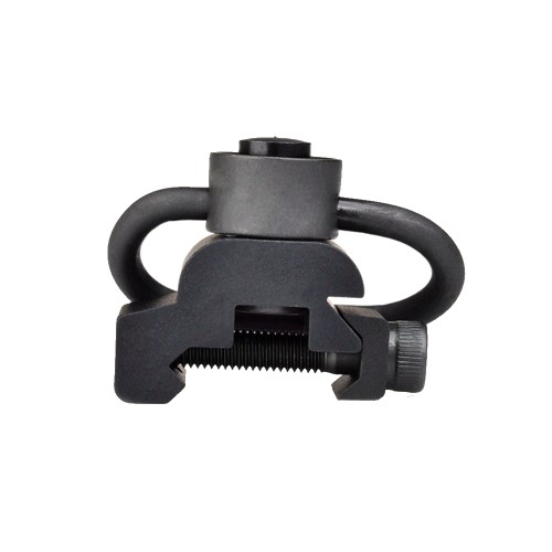 METAL QD SLING SWIVEL WITH 20MM RAILS MOUNT BLACK (ME4006-B)