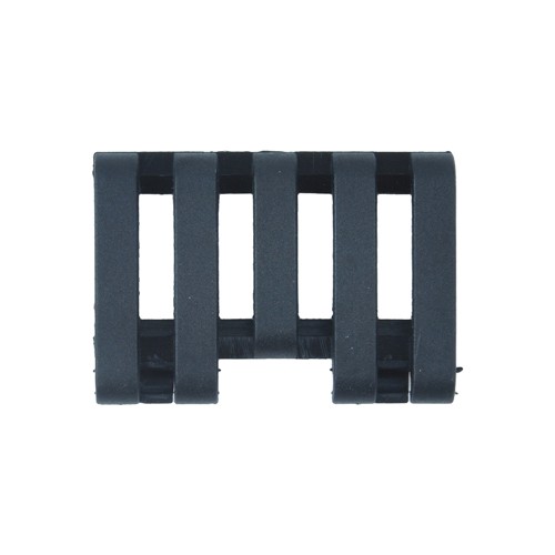 MP 5 SLOT RAIL COVER WITH WIRE LOOM BLACK (MP2007-B)