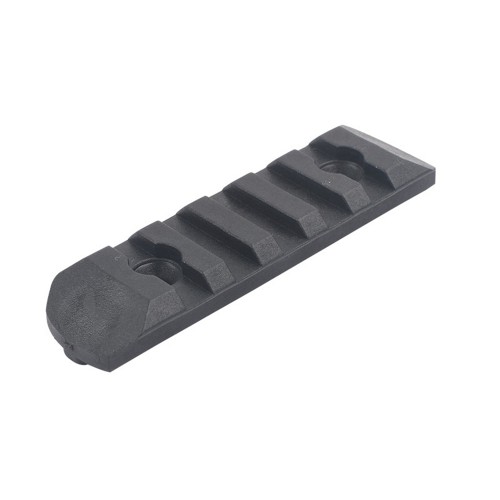 MP SET 5 SLITTE 20mm IN POLIMERO PER KEYMOD E M-LOK NERO (MP2013-B)