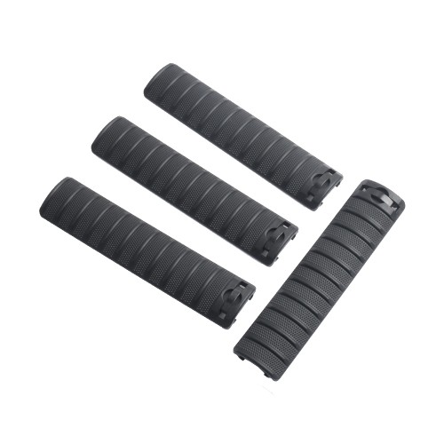 MP 4x RAIL COVERS SET FOR 20mm RAILS BLACK (MP2015-B)