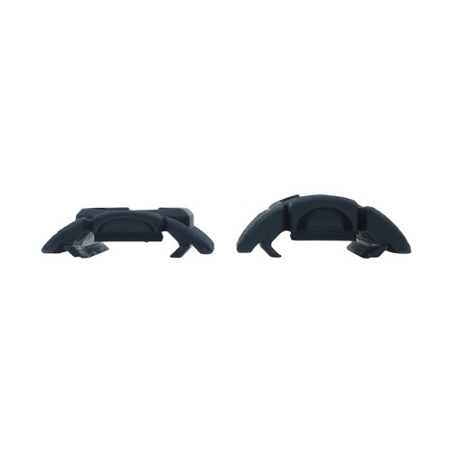 MP RAIL COVER WITH REMOTE CONTROL POCKET FOR 20MM RAILS 2 PIECES SET BLACK (MP2004-B)