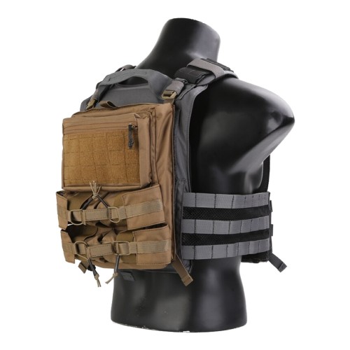 EMERSONGEAR BACK PANEL FOR 420 TACTICAL VESTS COYOTE BROWN (EM9535CB)