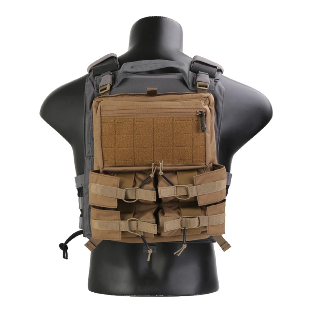 EMERSONGEAR BACK PANEL FOR 420 TACTICAL VESTS COYOTE BROWN (EM9535CB)