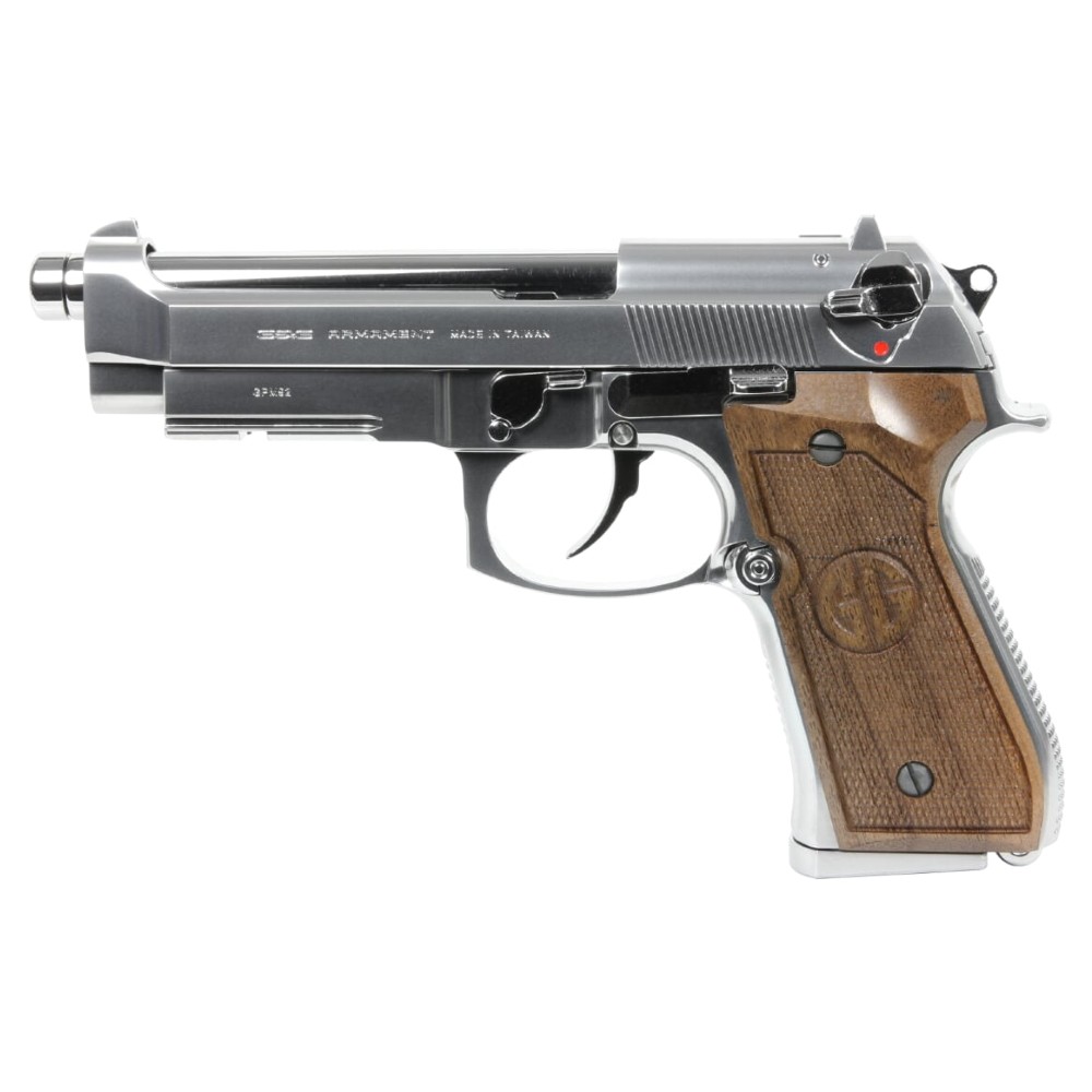 G&G GAS PISTOL GPM92 GP2 SILVER LIMITED EDITION (GG-M92-GP2S) G&G GAS PISTOL GPM92 GP2 SILVER LIMITED EDITION (GG-M92-GP2S)