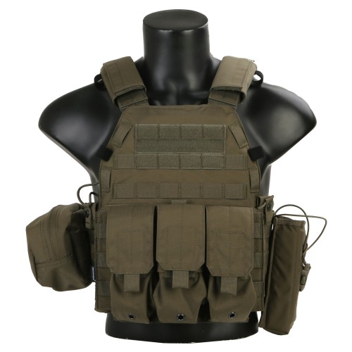 EMERSONGEAR BLUE LABEL TACTICAL VEST PLATE CARRIER RANGER GREEN (EMB7440RG)