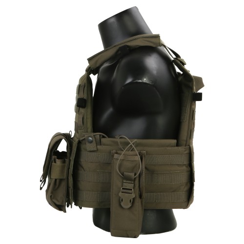 EMERSONGEAR BLUE LABEL TACTICAL VEST RANGER GREEN (EMB7440RG)