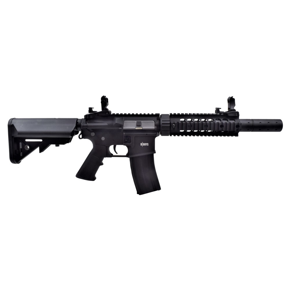 D|BOYS ELECTRIC RIFLE M4 7" METAL BODY BLACK (3881M)