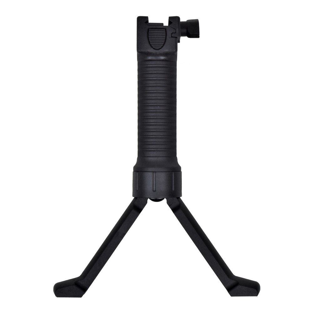 D|BOYS GRIP WITH EXTENSIBLE  BIPOD BLACK (DB027)