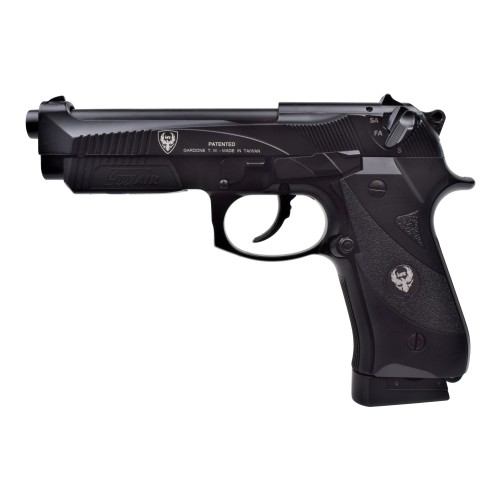 HFC PISTOLA A CO2 SCARRELLANTE FULL-AUTO NERA (CO 192R)