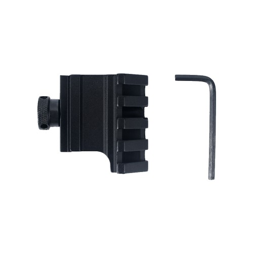 METAL 20MM RAIL WITH 45° OFFSET BLACK (ME4037-B)