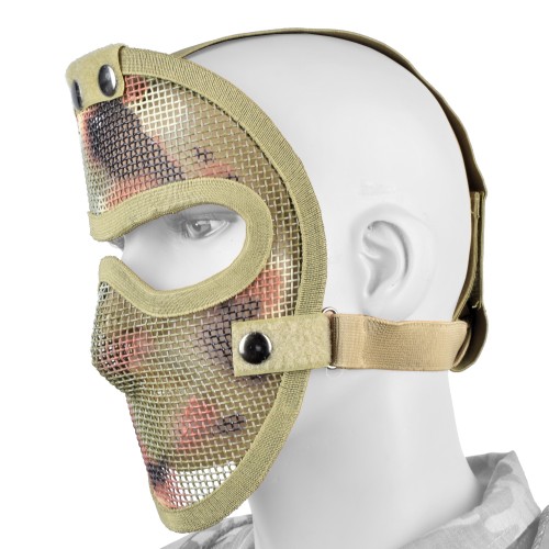 ROYAL MASCHERA CON RETE METALLICA VEGETATO ITALIANO (KR003TC)