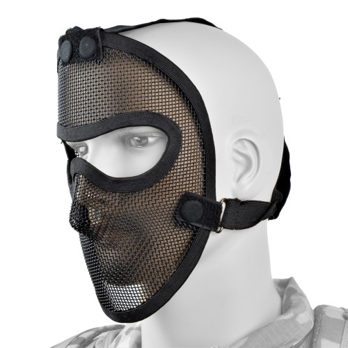 ROYAL STEEL MESH MASK BLACK (KR003B)