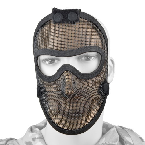 ROYAL STEEL MESH MASK BLACK (KR003B)