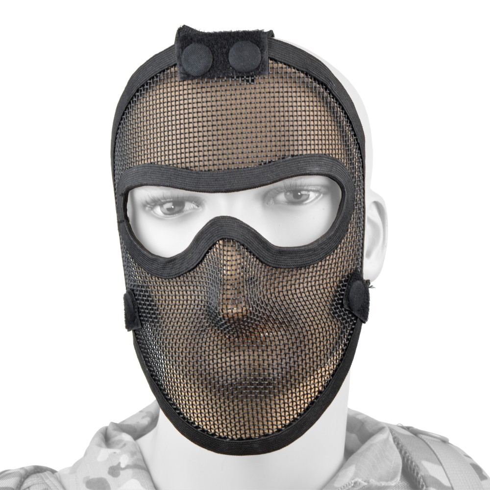 ROYAL STEEL MESH MASK BLACK (KR003B)