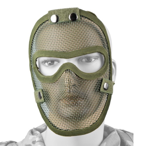 ROYAL MASCHERA CON RETE METALLICA OLIVE DRAB (KR003V)