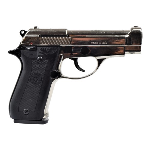 BRUNI PISTOLA A SALVE 84 CALIBRO 9MM NIKEL (BR-2700N)