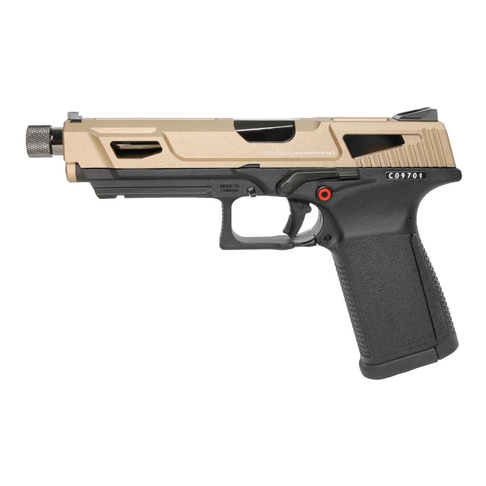 G&G PISTOLA A GAS GTP9 METAL SLIDE DESERT (GG-GTP9MSDST)