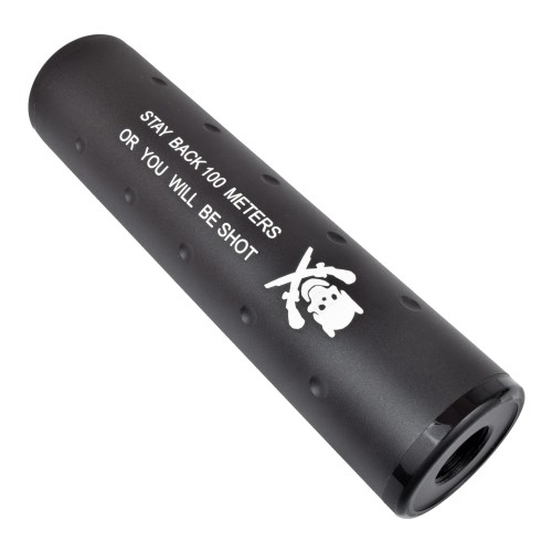 CYMA SILENZIATORE SKULL 130mm x 30mm (HY-152)