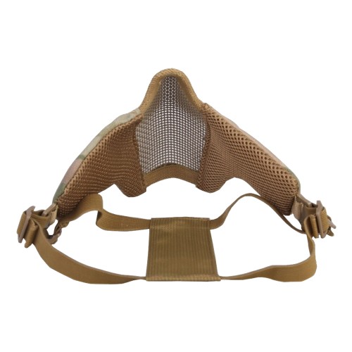 EMERSONGEAR MASCHERA MEZZO VISO CON RETE IN METALLO MULTICAM (BD-6644MC)